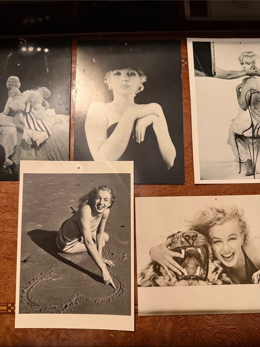 Vintage Black & White Celebrity Wall Art Photography Set